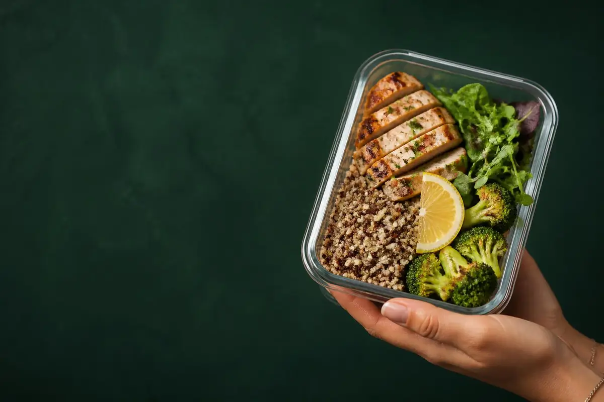 A spread of freshly prepared Dishup meal boxes