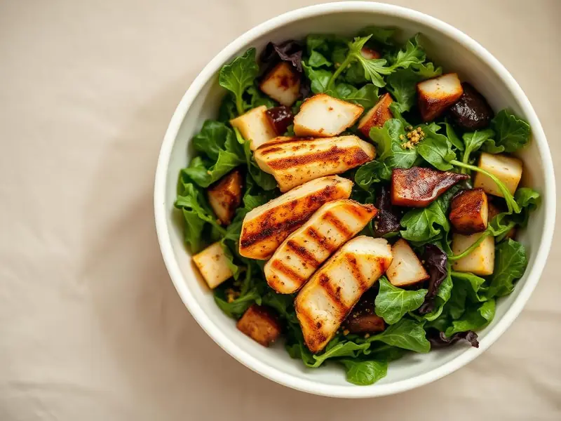 Sucrine Goat Cheese and Fig Salad